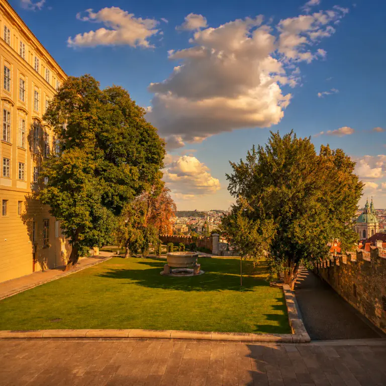 Royal Garden beside Prague Castle